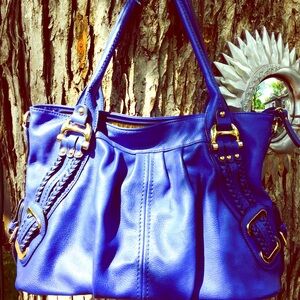 💙Melie Bianco Edgy Electric Blue Hobo💙